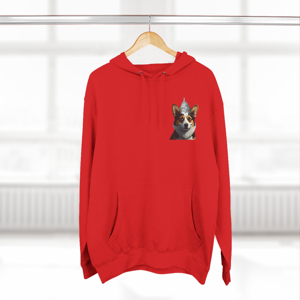 Conspiracy Corgi Fleece Hoodie
