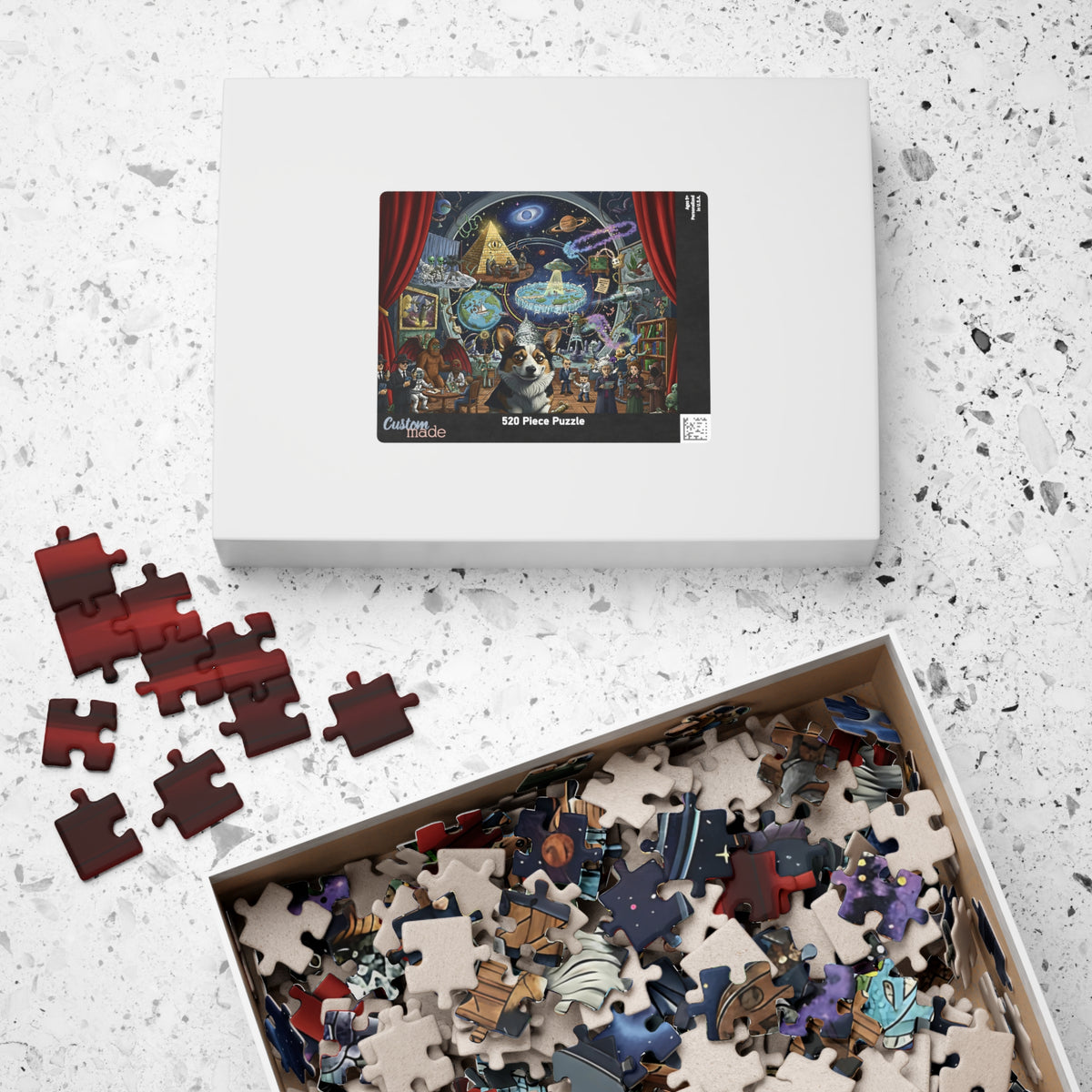 Conspiracy Corgi Meme Puzzle