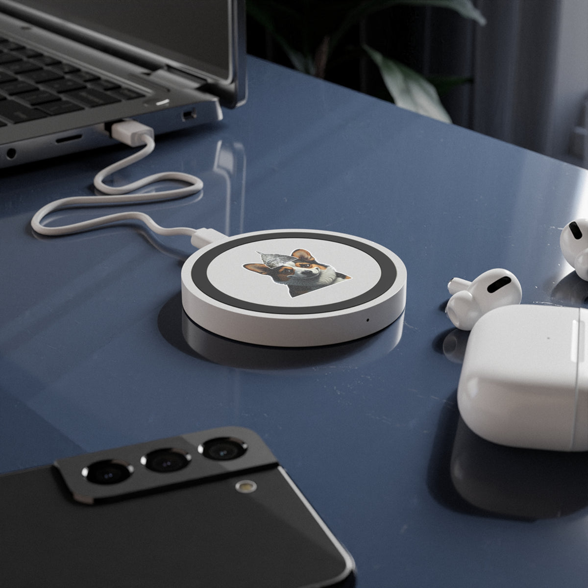 Conspiracy Corgi Wireless Charging Pad