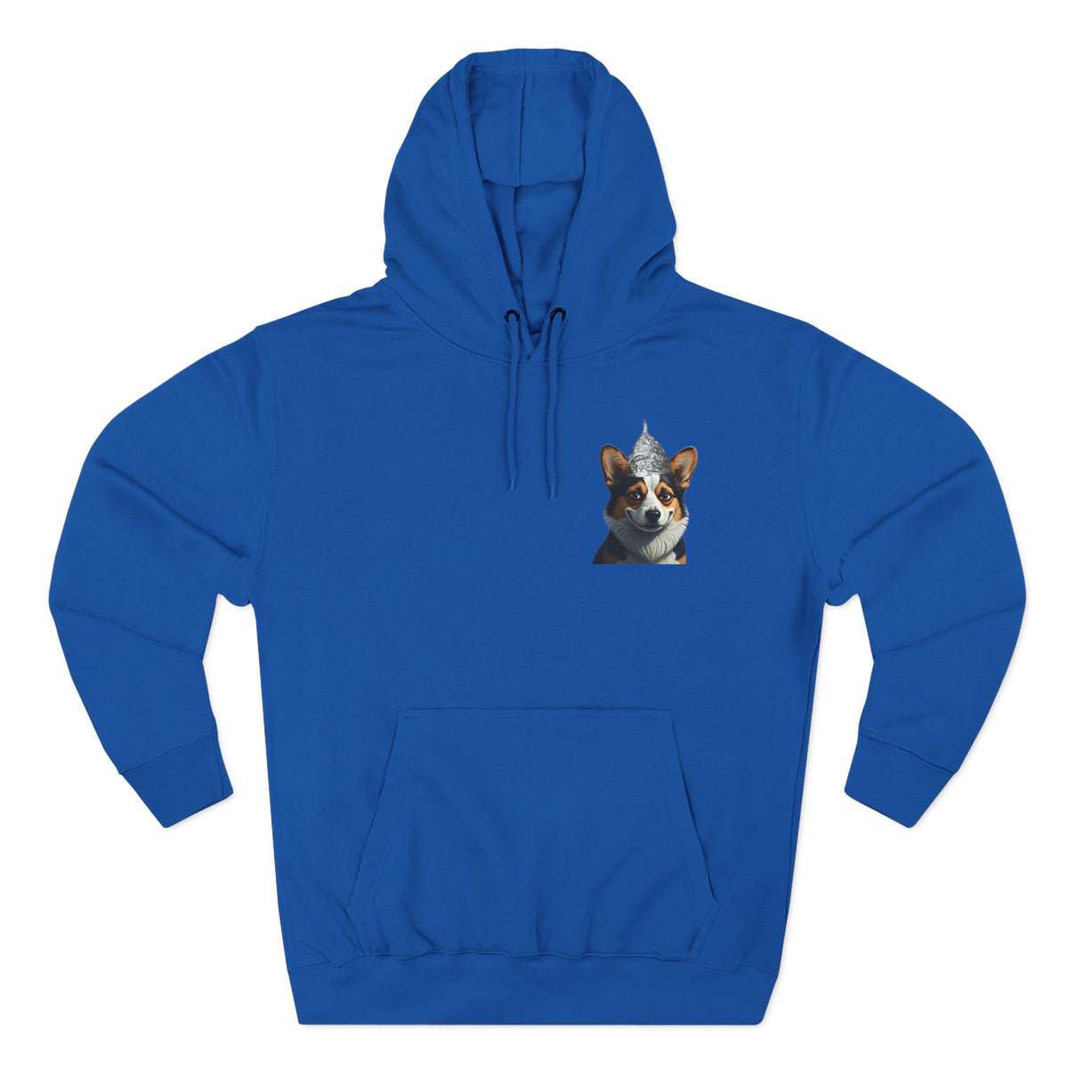 Conspiracy Corgi Fleece Hoodie