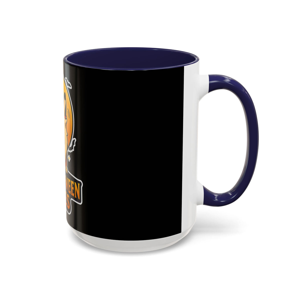 Howl-O-Ween Vibes Coffee Mug, Halloween Mug, Dog Lover Gift, Black Accent Coffee Cup, Unique Pet Owner Mug, Cute Halloween Decoration