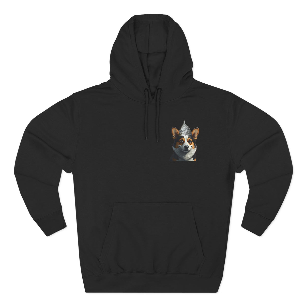 Conspiracy Corgi Fleece Hoodie