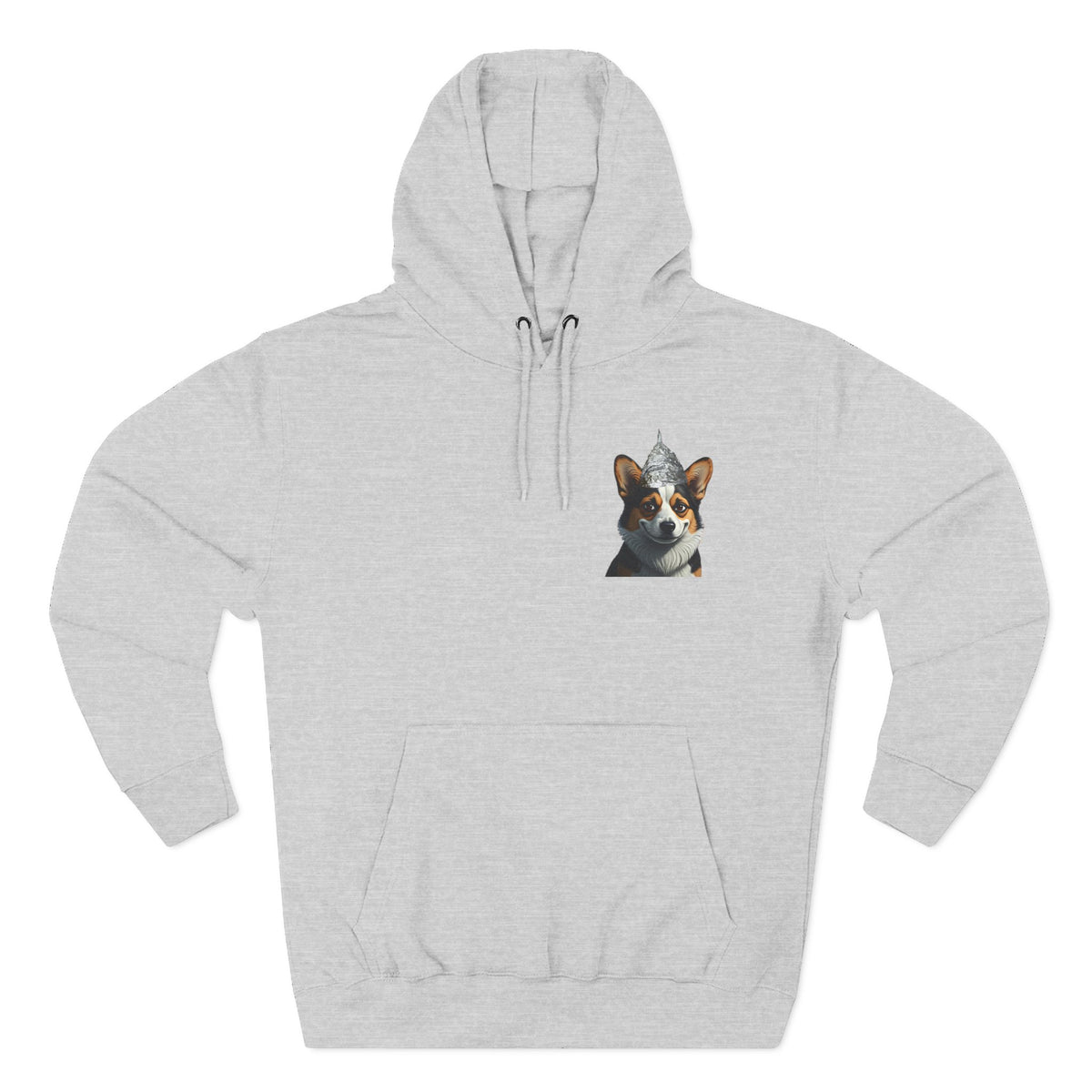 Conspiracy Corgi Fleece Hoodie