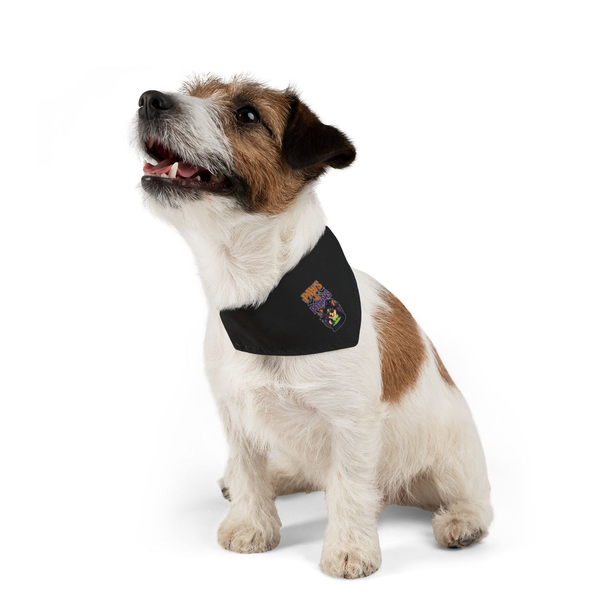 Halloween Pet Bandana Collar, Dog Accessory, Paws & Potions Design, Fall Fashion for Pets, Cute Dog Costume, Pet Halloween Gear