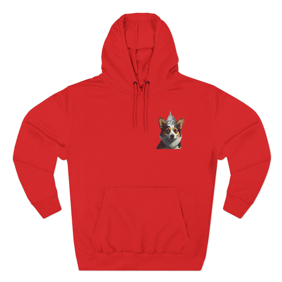 Conspiracy Corgi Fleece Hoodie