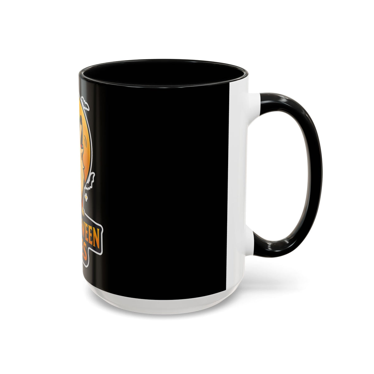 Howl-O-Ween Vibes Coffee Mug, Halloween Mug, Dog Lover Gift, Black Accent Coffee Cup, Unique Pet Owner Mug, Cute Halloween Decoration