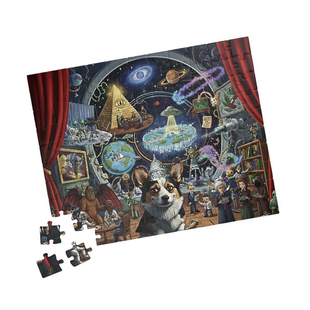 Conspiracy Corgi Meme Puzzle