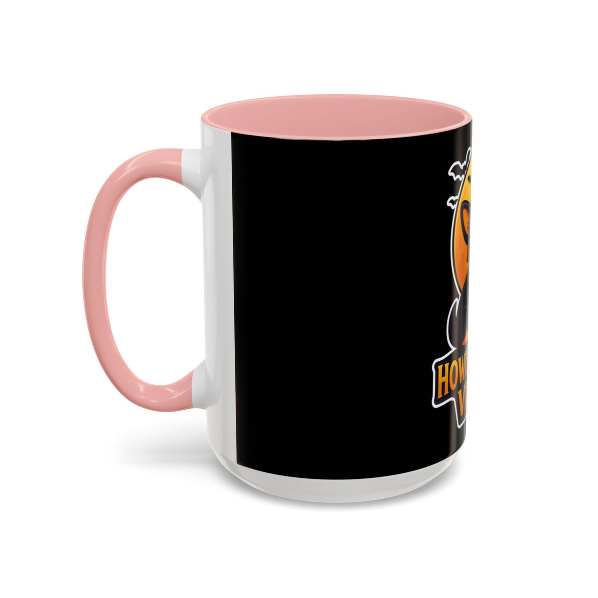 Howl-O-Ween Vibes Coffee Mug, Halloween Mug, Dog Lover Gift, Black Accent Coffee Cup, Unique Pet Owner Mug, Cute Halloween Decoration