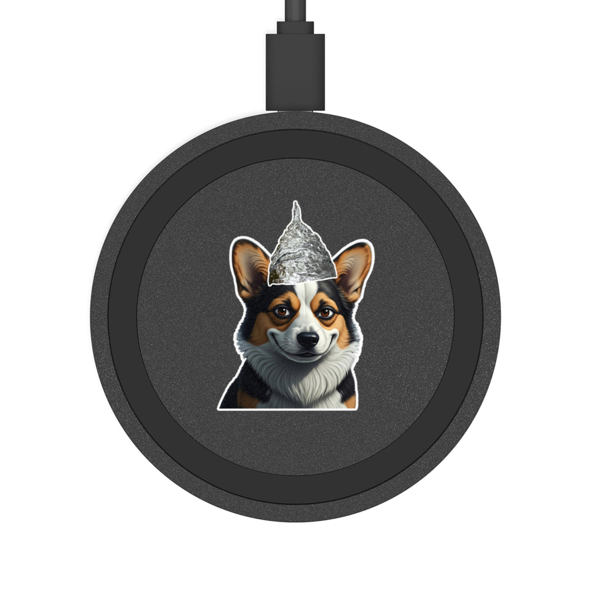 Conspiracy Corgi Wireless Charging Pad