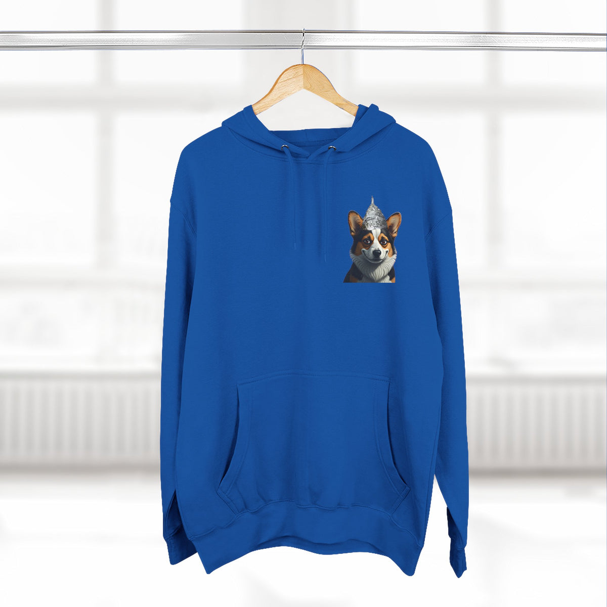 Conspiracy Corgi Fleece Hoodie