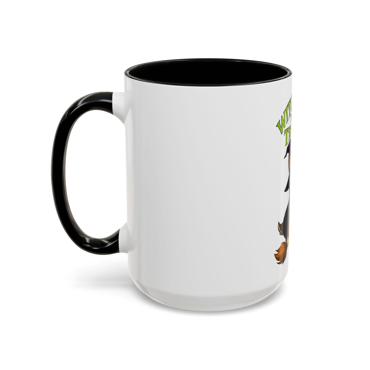 Corgi Witch Coffee Mug | Halloween Mug | Dog Lover Gift | Witch Way to the Treats Mug | Fun Pet Gift | Accent Mug