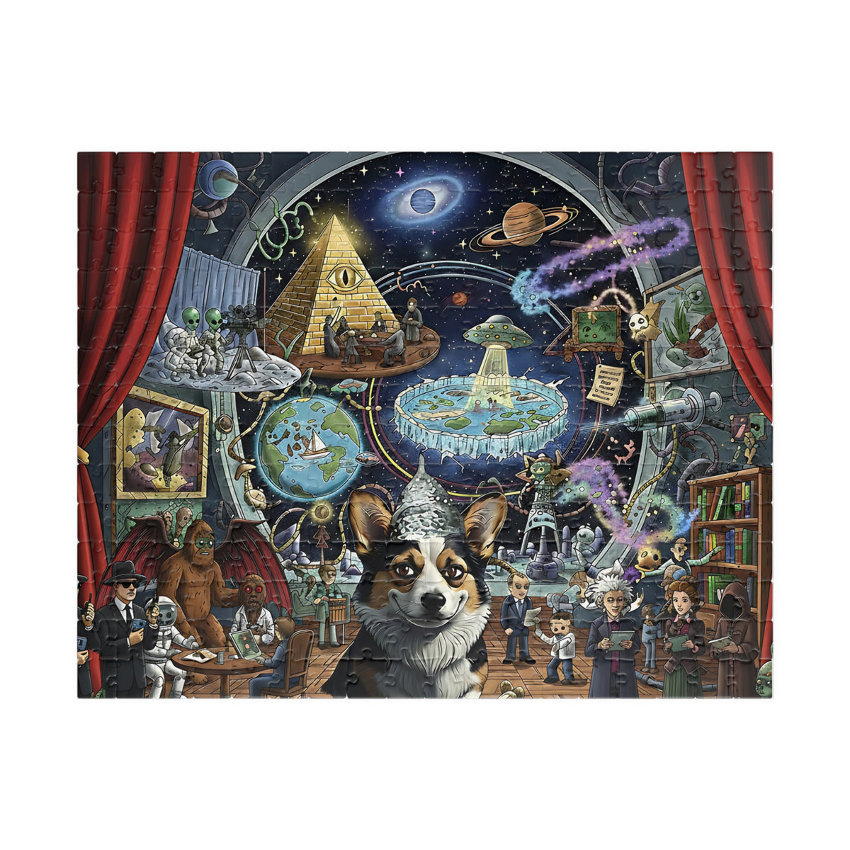 Conspiracy Corgi Meme Puzzle