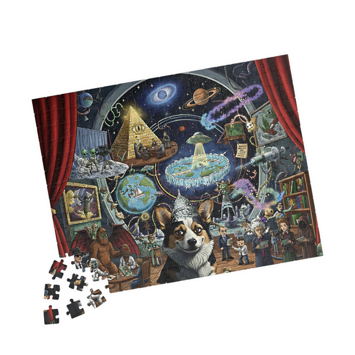 Conspiracy Corgi Meme Puzzle