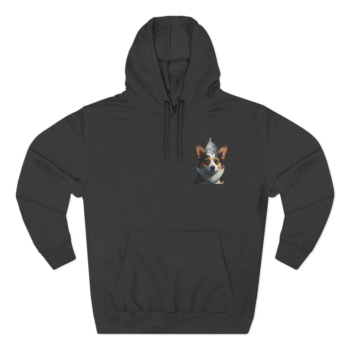 Conspiracy Corgi Fleece Hoodie