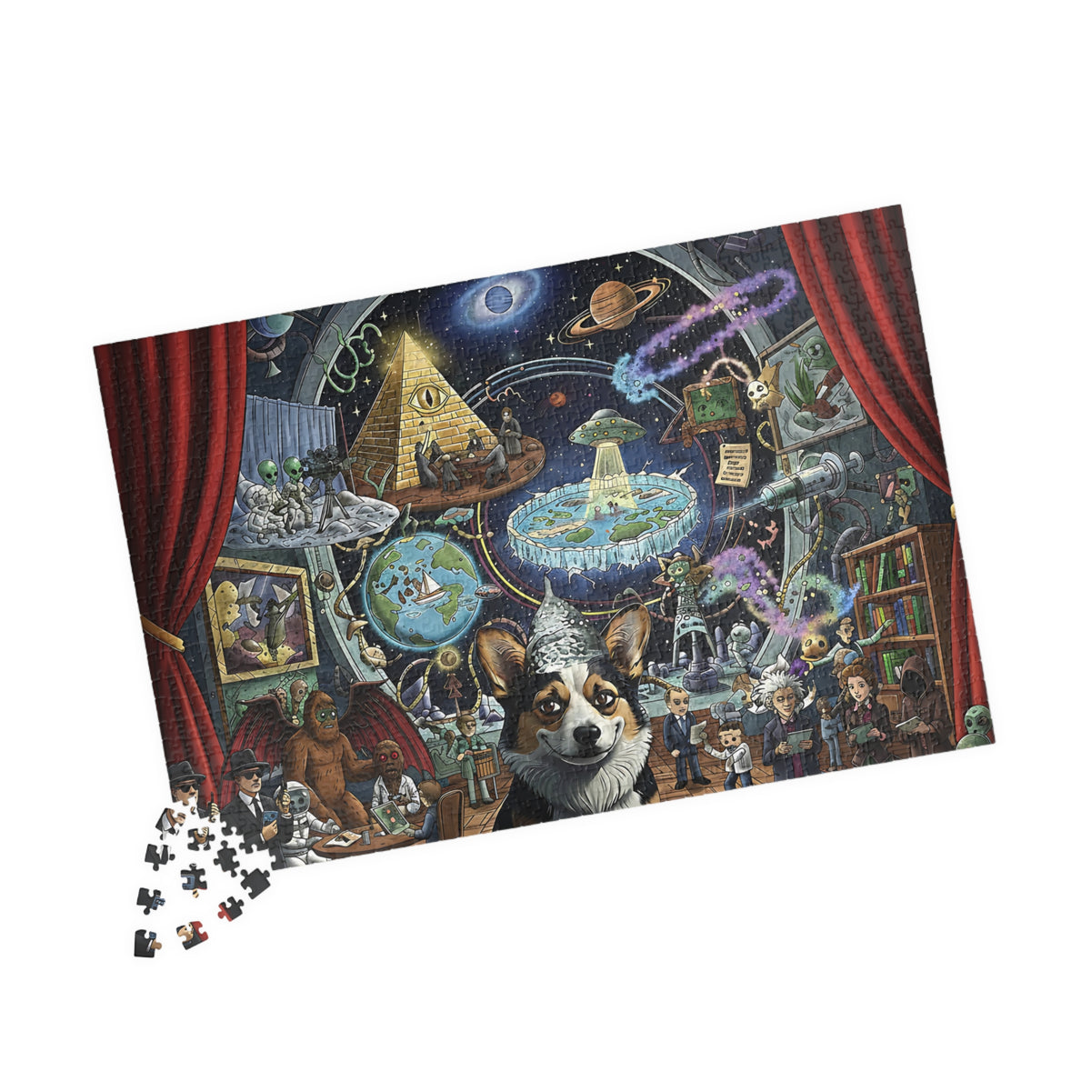 Conspiracy Corgi Meme Puzzle