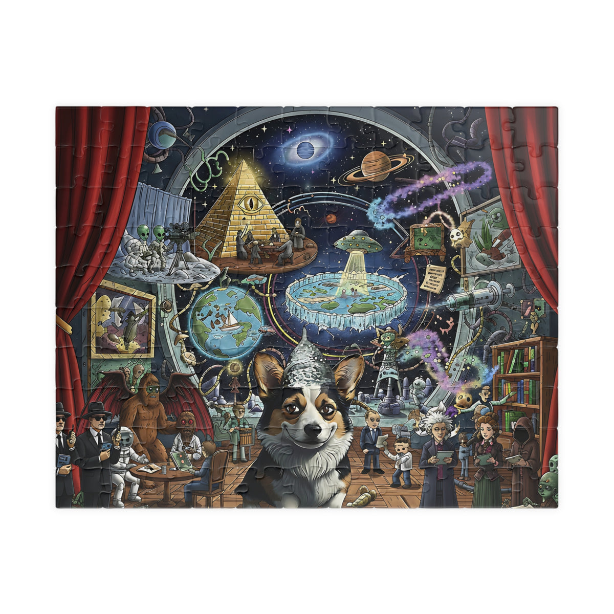 Conspiracy Corgi Meme Puzzle
