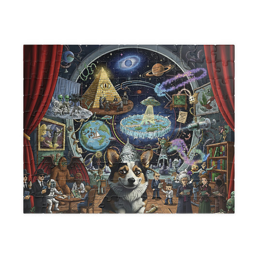 Conspiracy Corgi Meme Puzzle