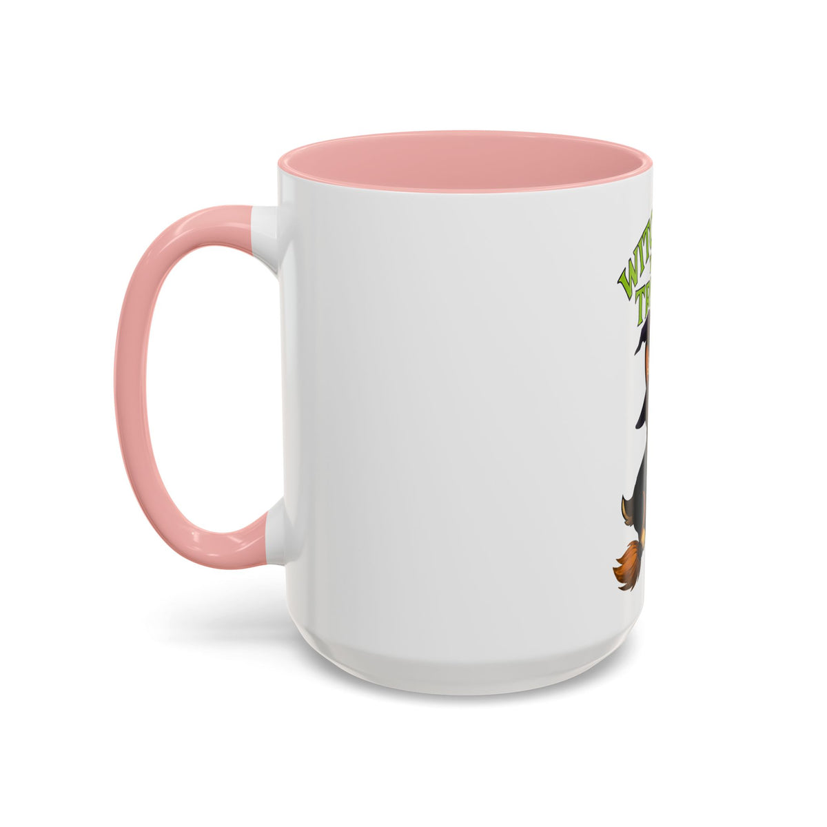 Corgi Witch Coffee Mug | Halloween Mug | Dog Lover Gift | Witch Way to the Treats Mug | Fun Pet Gift | Accent Mug