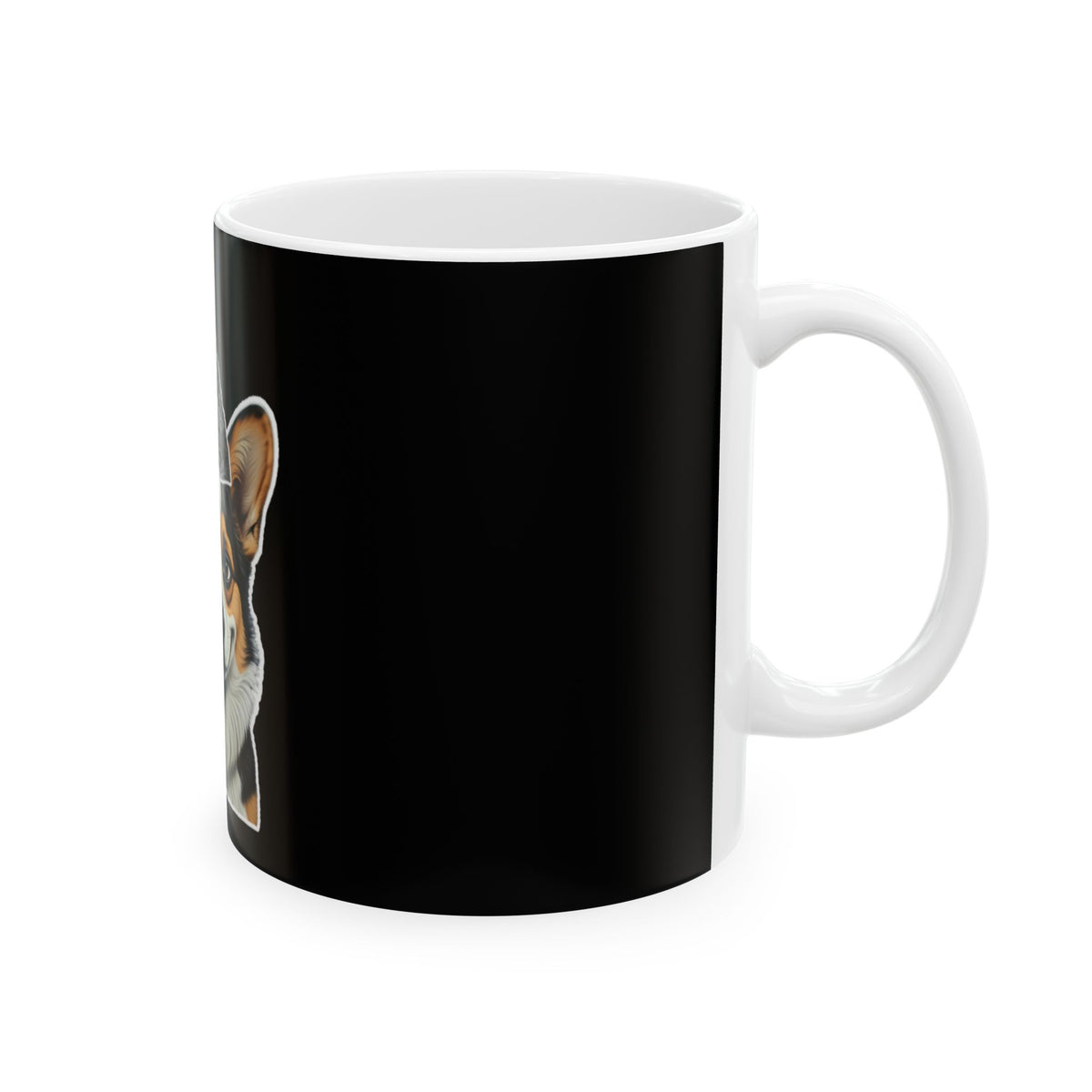 Conspiracy Corgi Ceramic Mug